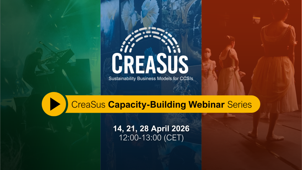 sustainability webinars for cultural organisations
